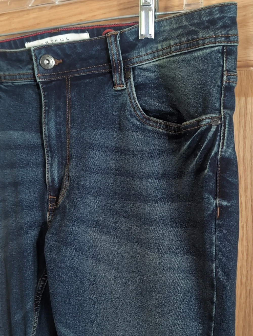 NWOT Sz 34/30 Artful Rebel Dark Wash Men’s Slim Fit Jeans